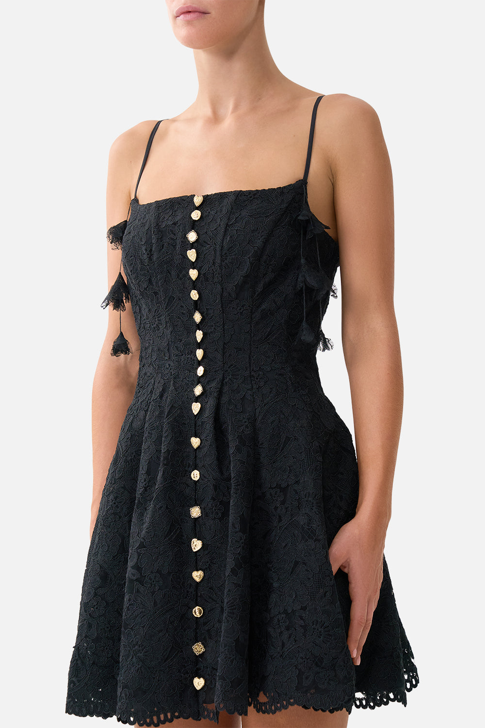 CORSET DRESS WITH SHORT FLARED SKIRT FLAMENCO FOLKLORE