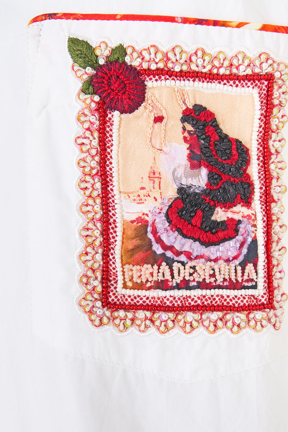 LONG SLEEVE OVERSIZED SHIRT WITH POCKET DAUGHTERS OF DUENDE