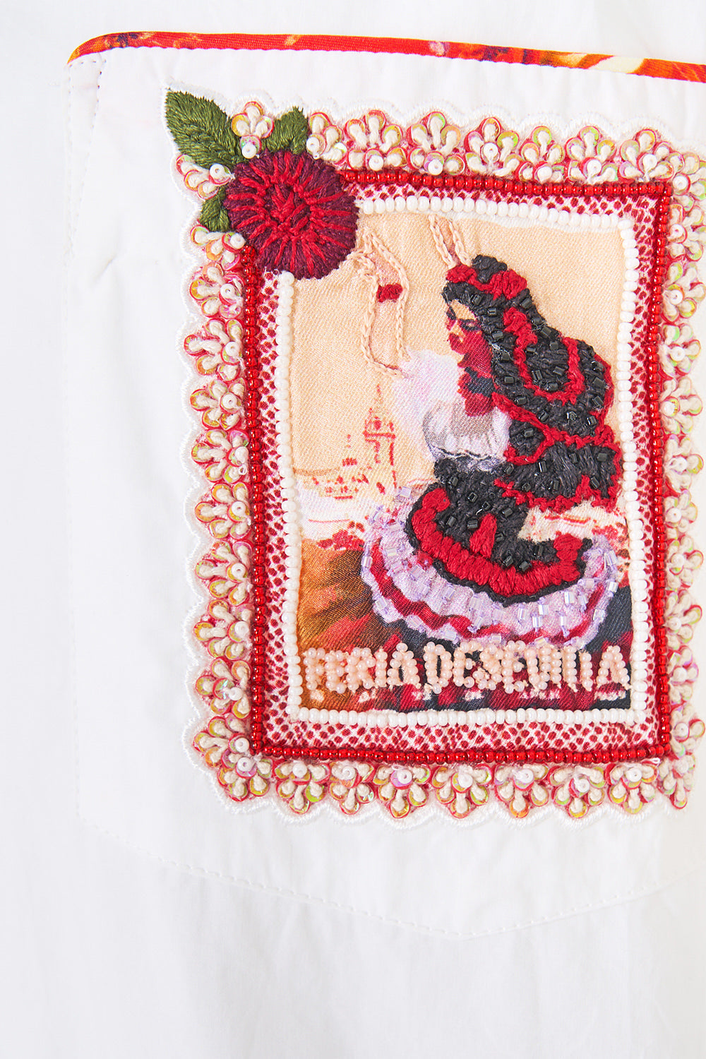 LONG SLEEVE OVERSIZED SHIRT WITH POCKET DAUGHTERS OF DUENDE