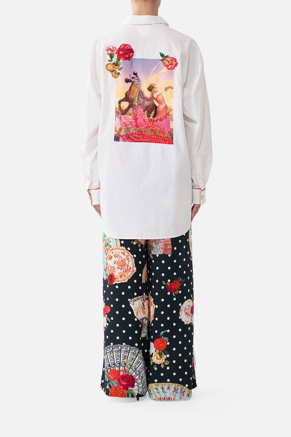 LONG SLEEVE OVERSIZED SHIRT WITH POCKET DAUGHTERS OF DUENDE