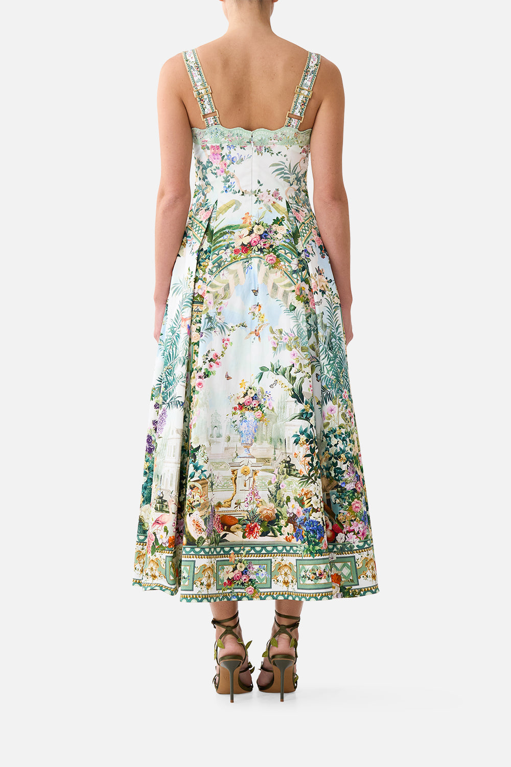 LONG FIT AND FLARE DRESS ART FOR THE EMPRESS