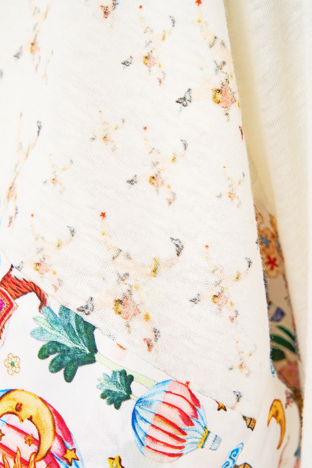 PANELLED SIDE SPLIT TEE KAPADOKYA KITSCH