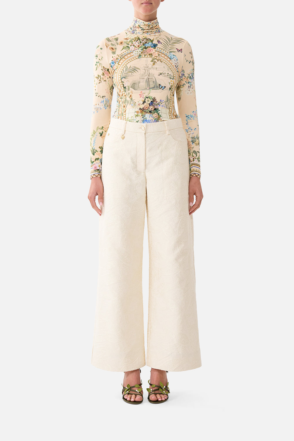 RELAXED TROUSER WITH BACK YOKE MIDSUMMER MASTERPIECE