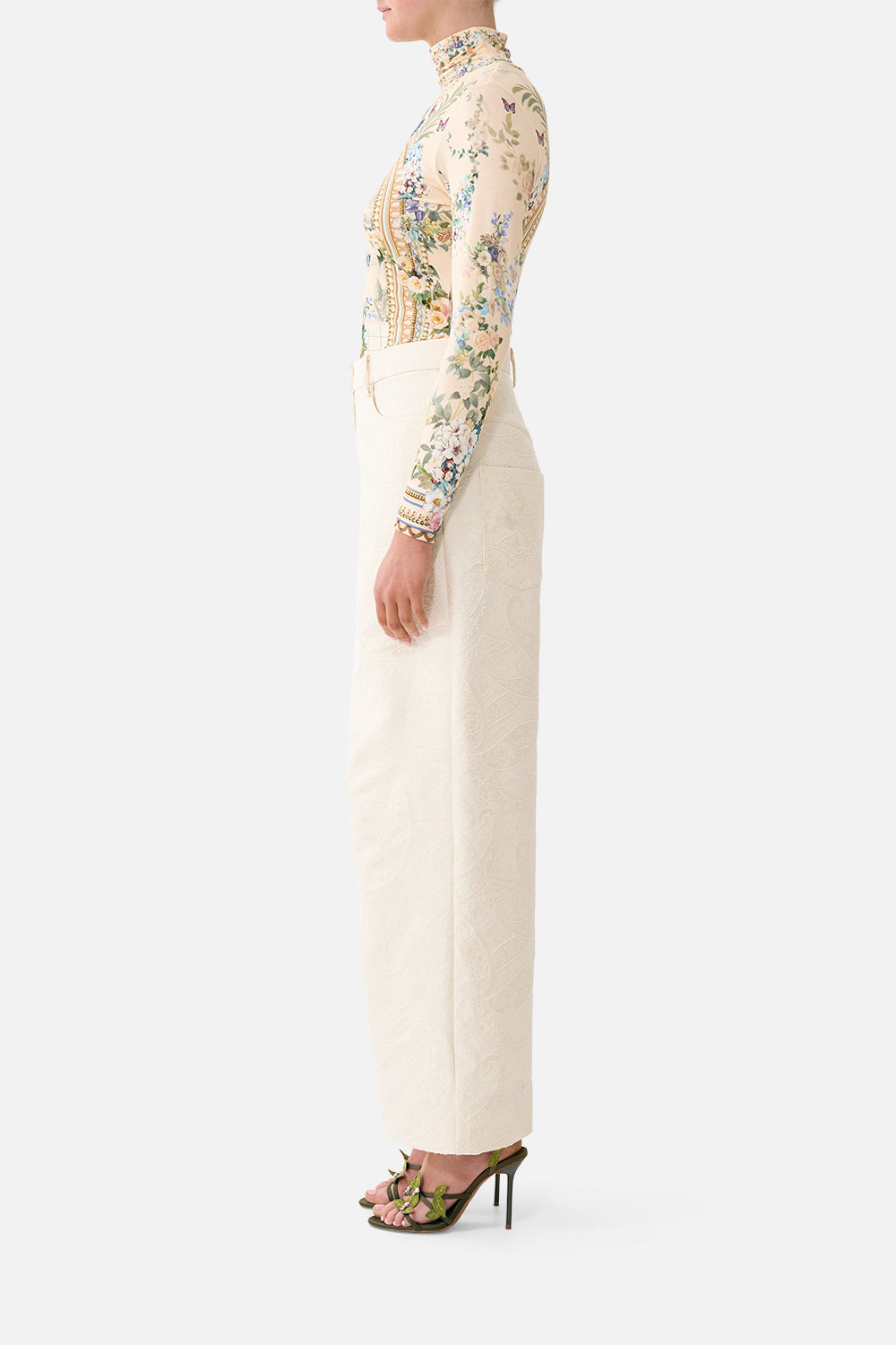 RELAXED TROUSER WITH BACK YOKE MIDSUMMER MASTERPIECE