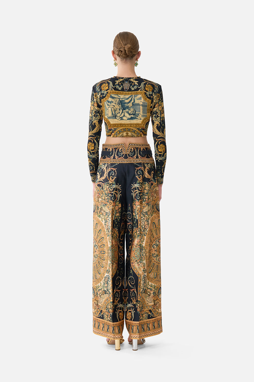 TAILORED PANT WITH WAIST BUTTON DETAIL MUSEUM MEMOIRS