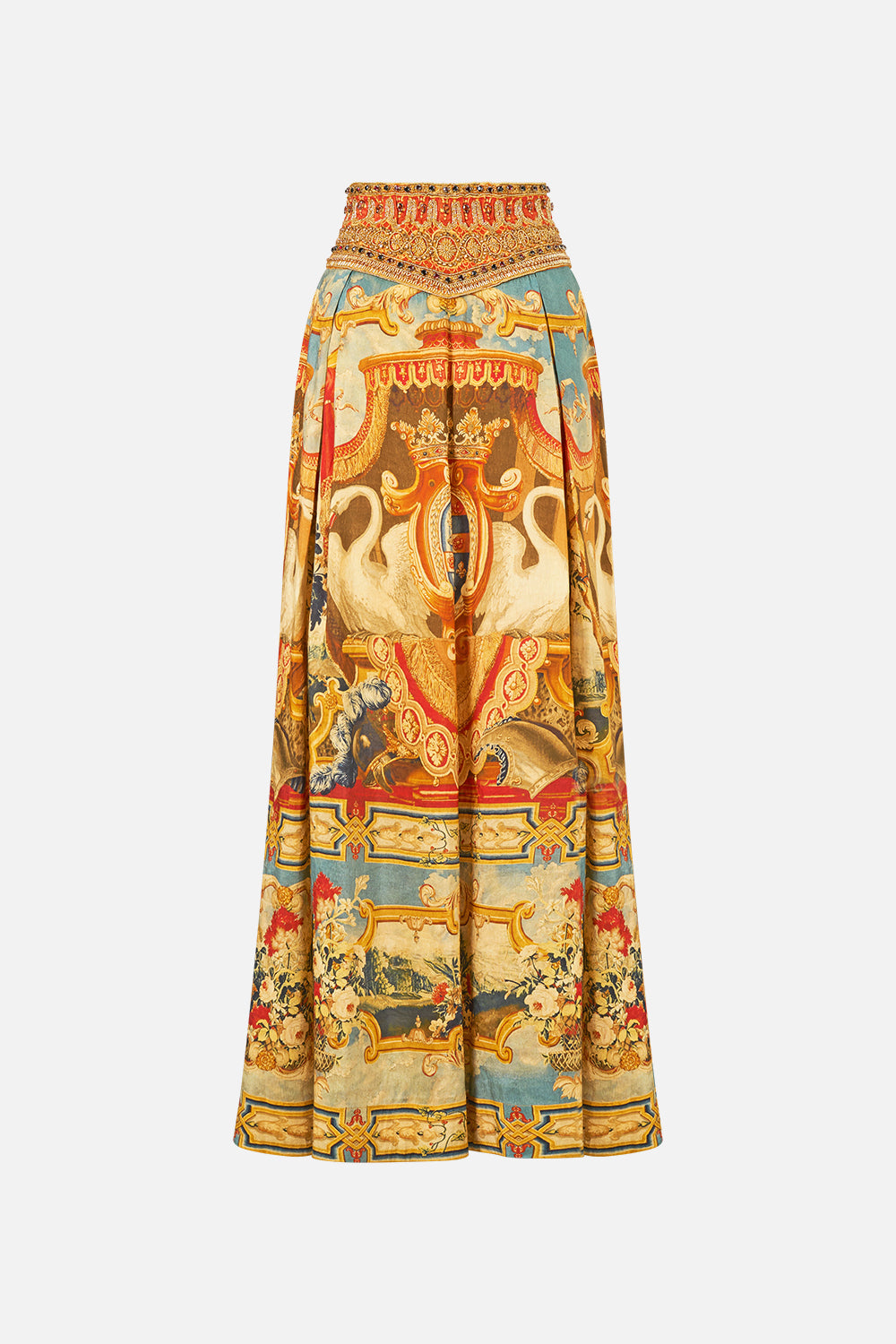 CORSET WAIST MAXI SKIRT LIFE’S RICH TAPESTRY
