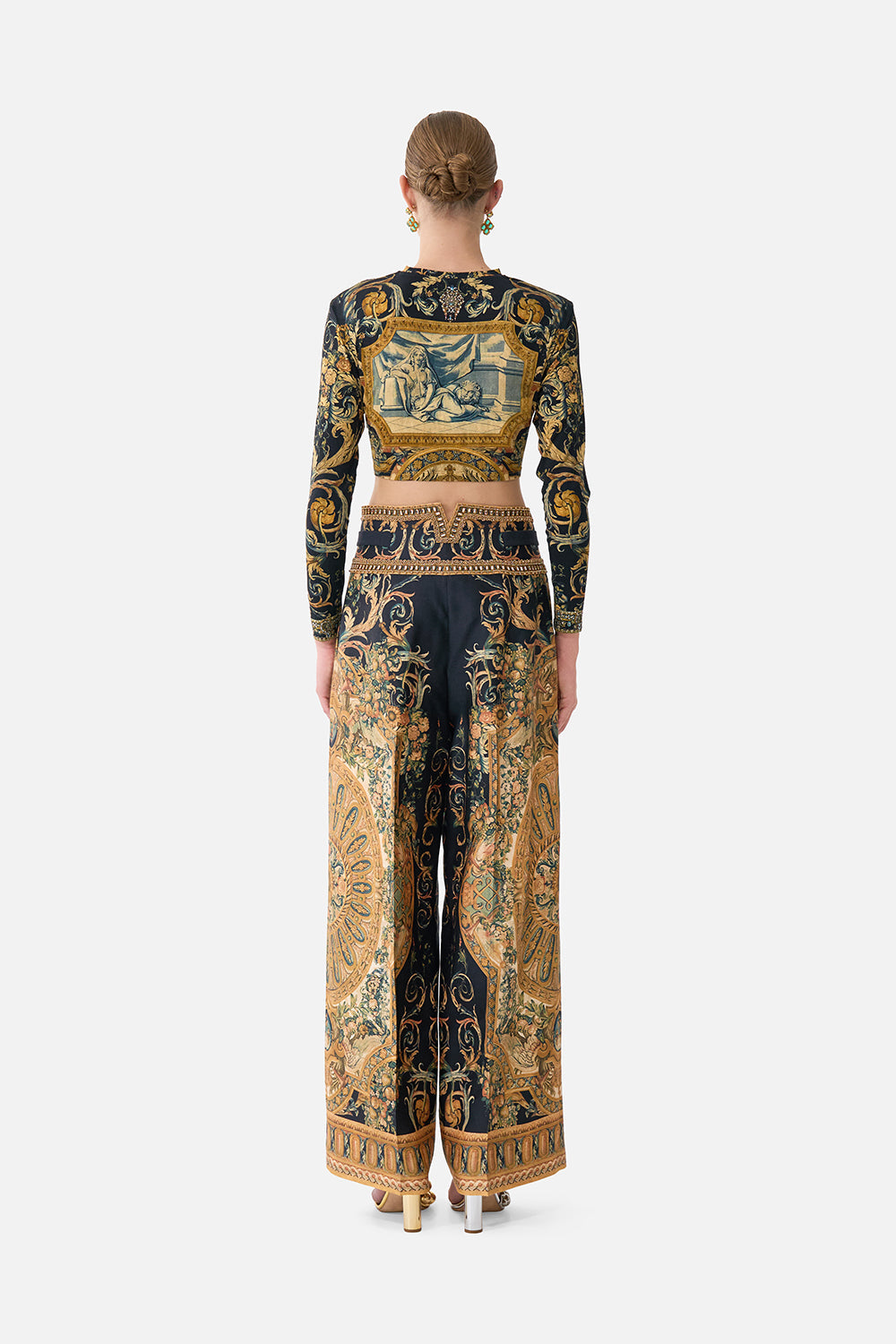 JERSEY LONG SLEEVE TOP WITH HARDWARE MUSEUM MEMOIRS