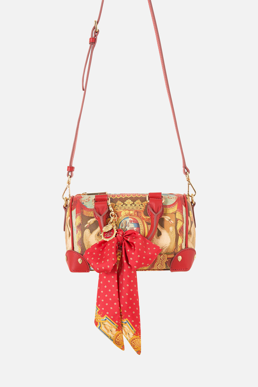 BARREL BAG WITH LEATHER TRIMS LIFE’S RICH TAPESTRY