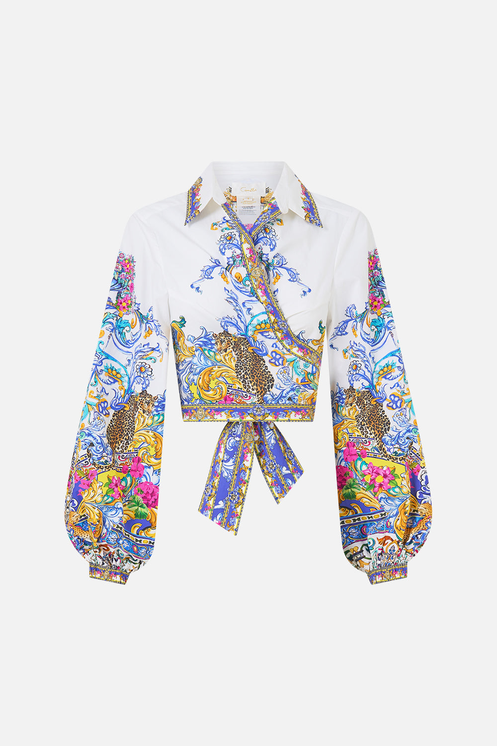 CROPPED WRAP SHIRT MILLA IN SEVILLA