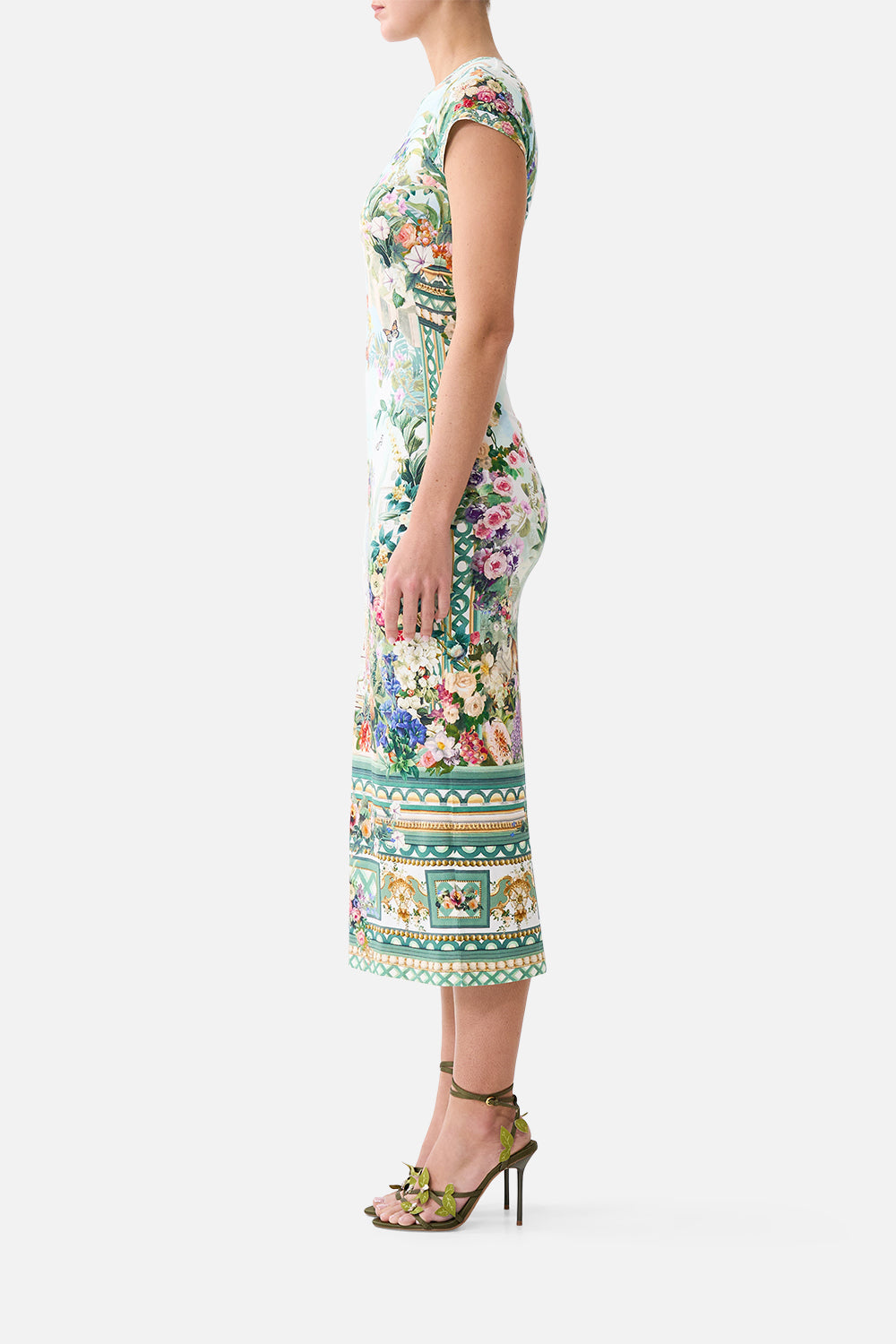 JERSEY TANK DRESS WITH CAP SLEEVES ART FOR THE EMPRESS