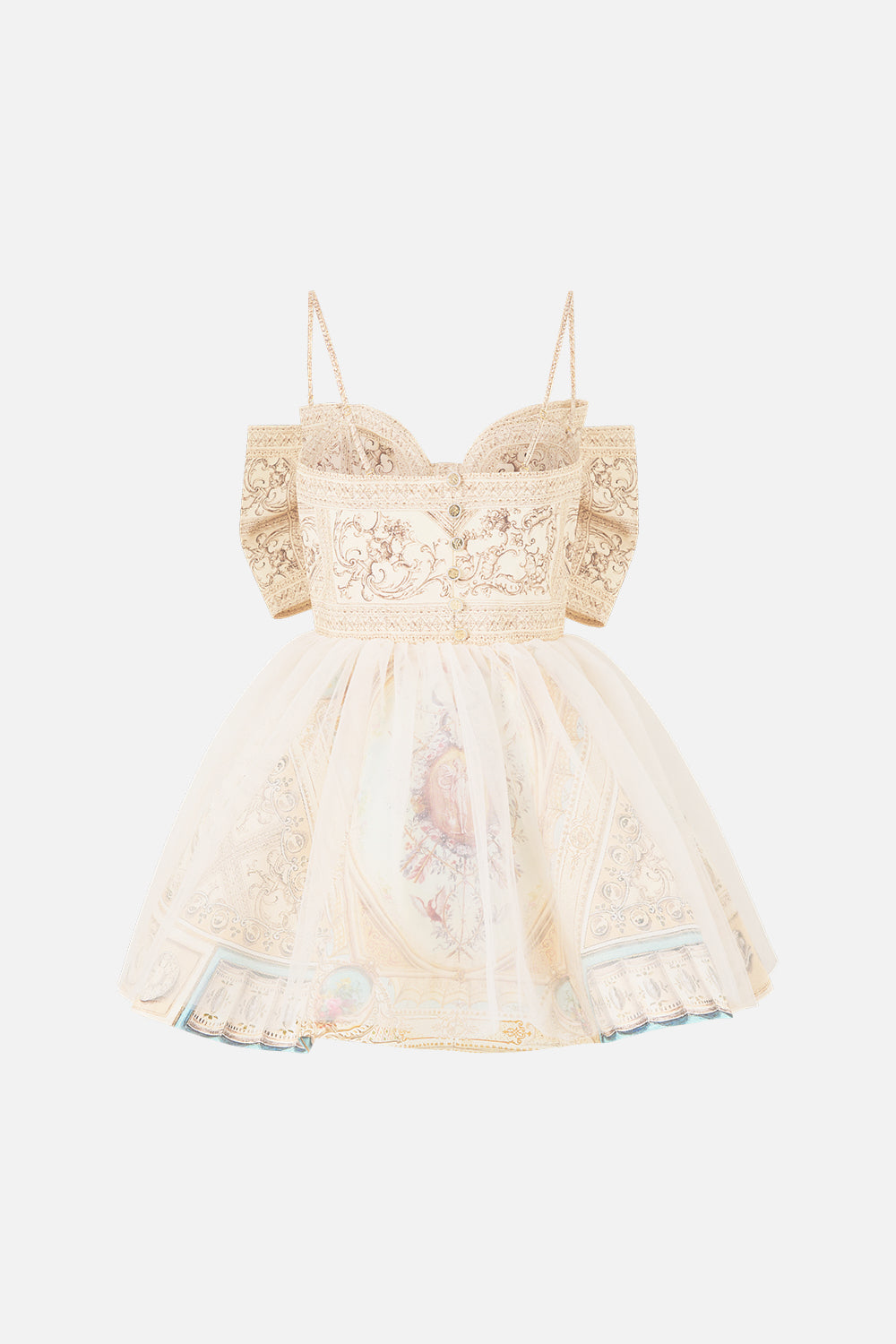 SHORT DRESS WITH BOW DETAIL A BELOVED BOUDOIR