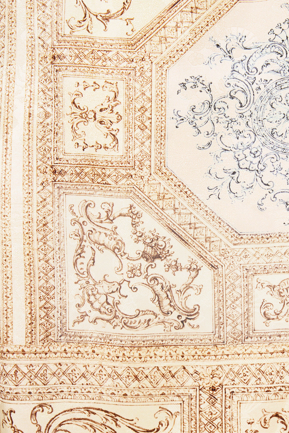 The CAMILLA Long Coat With Hood in our A Beloved Boudoir print.