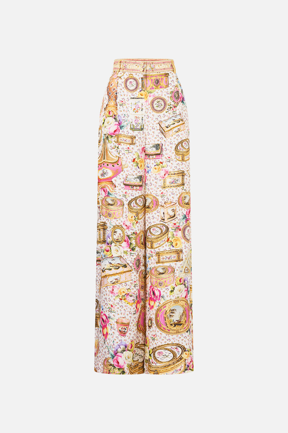 WIDE LEG WAISTED PANT IN THE HEART OF ART