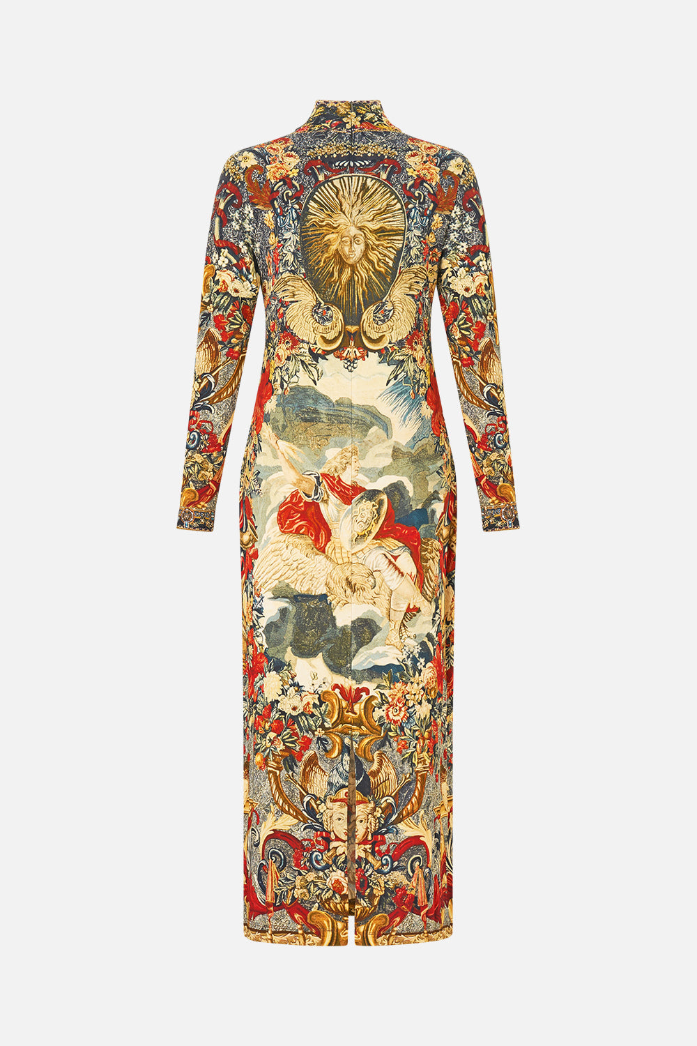 TURTLE NECK JERSEY DRESS MEET ME AT THE MET