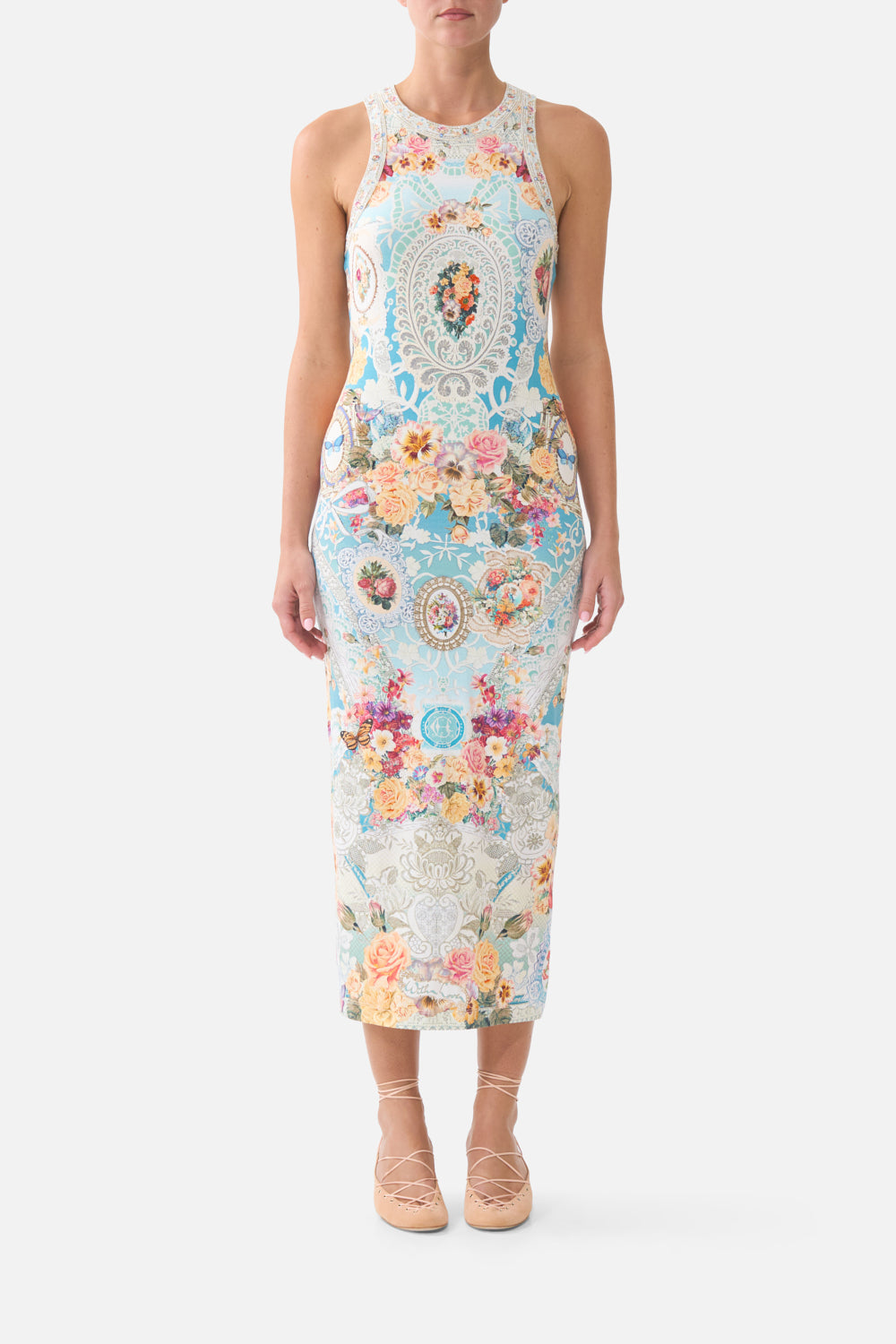 JERSEY TANK DRESS A TASTE FOR LACE