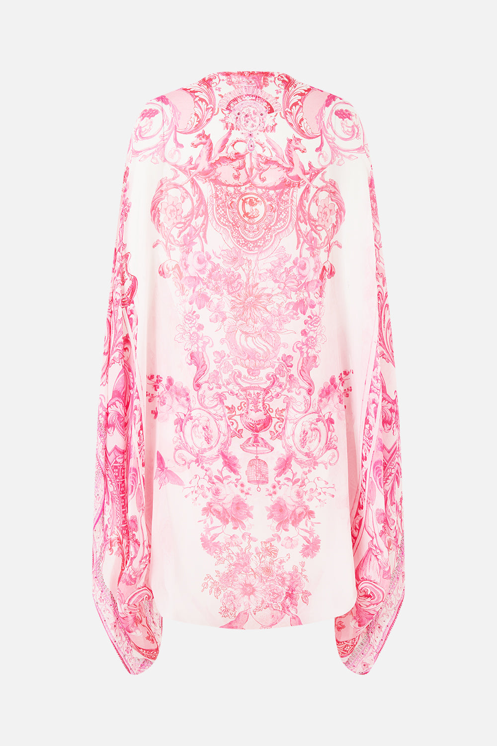SILK CHIFFON SHRUG LIVIN LA VIDA ROSA