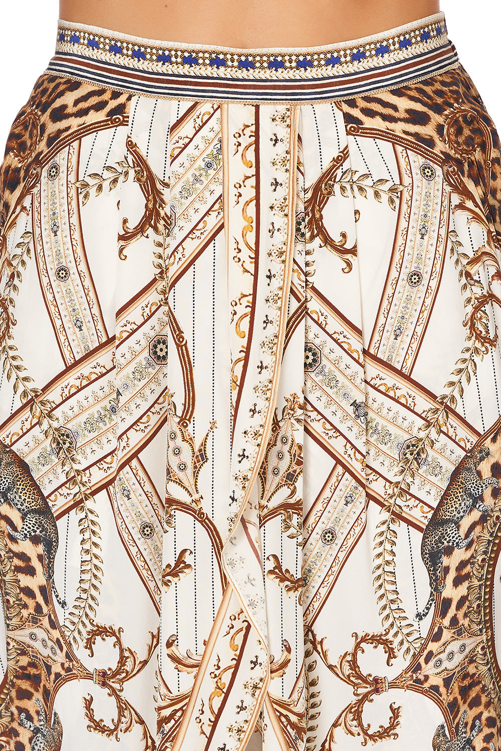 GATHERED WRAP FRONT TROUSER MIND YOUR MANOR