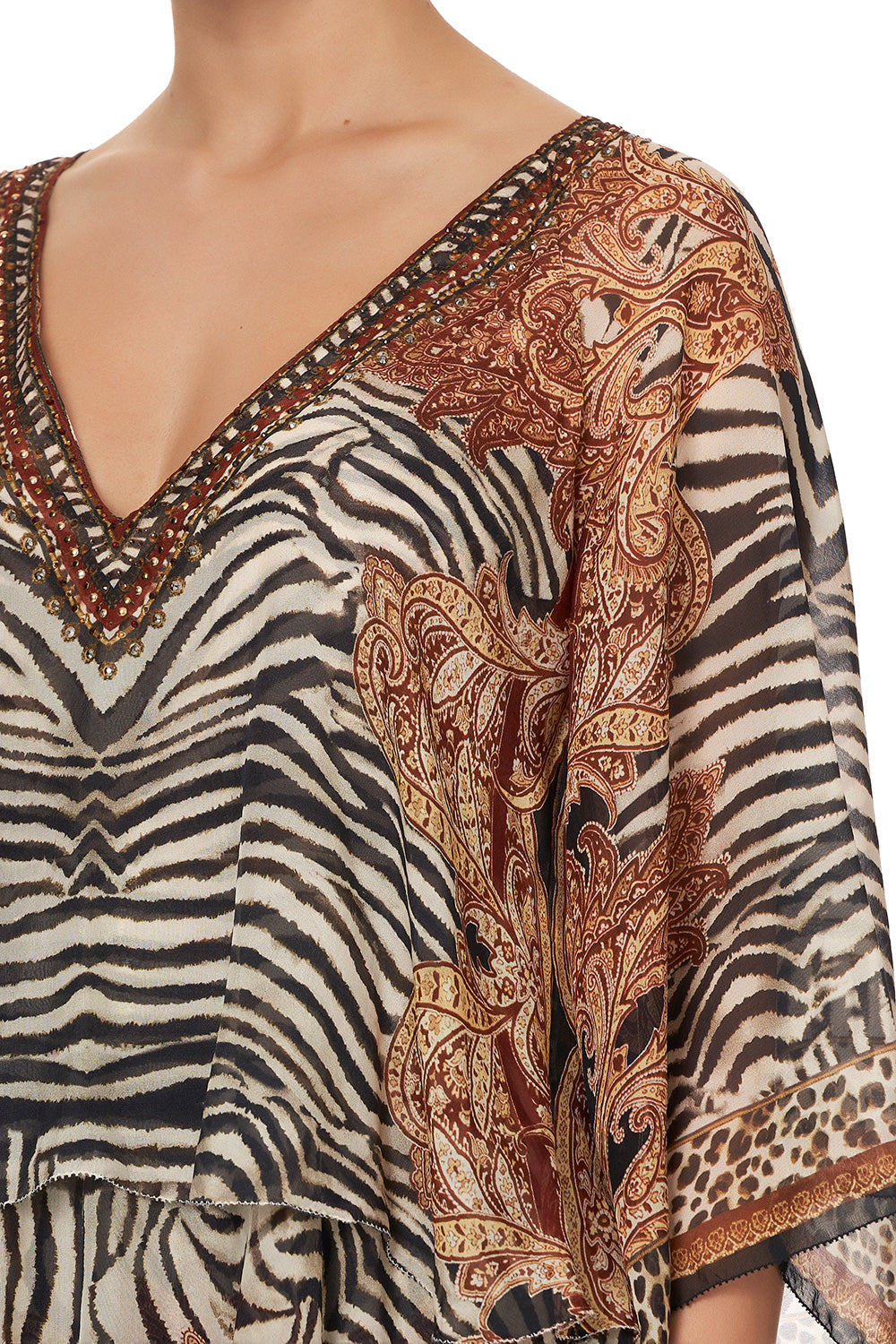 LAYERED FRILL SHORT DRESS WILD FIRE