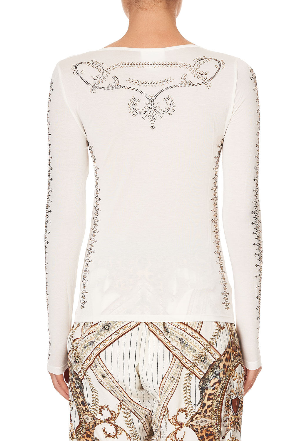 LONG SLEEVE FITTED TOP LADY LODGE