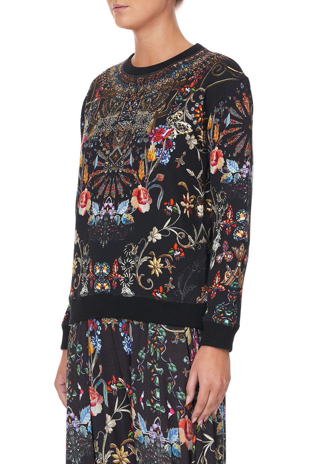 ROUND NECK SWEATER DANCING IN THE DARK