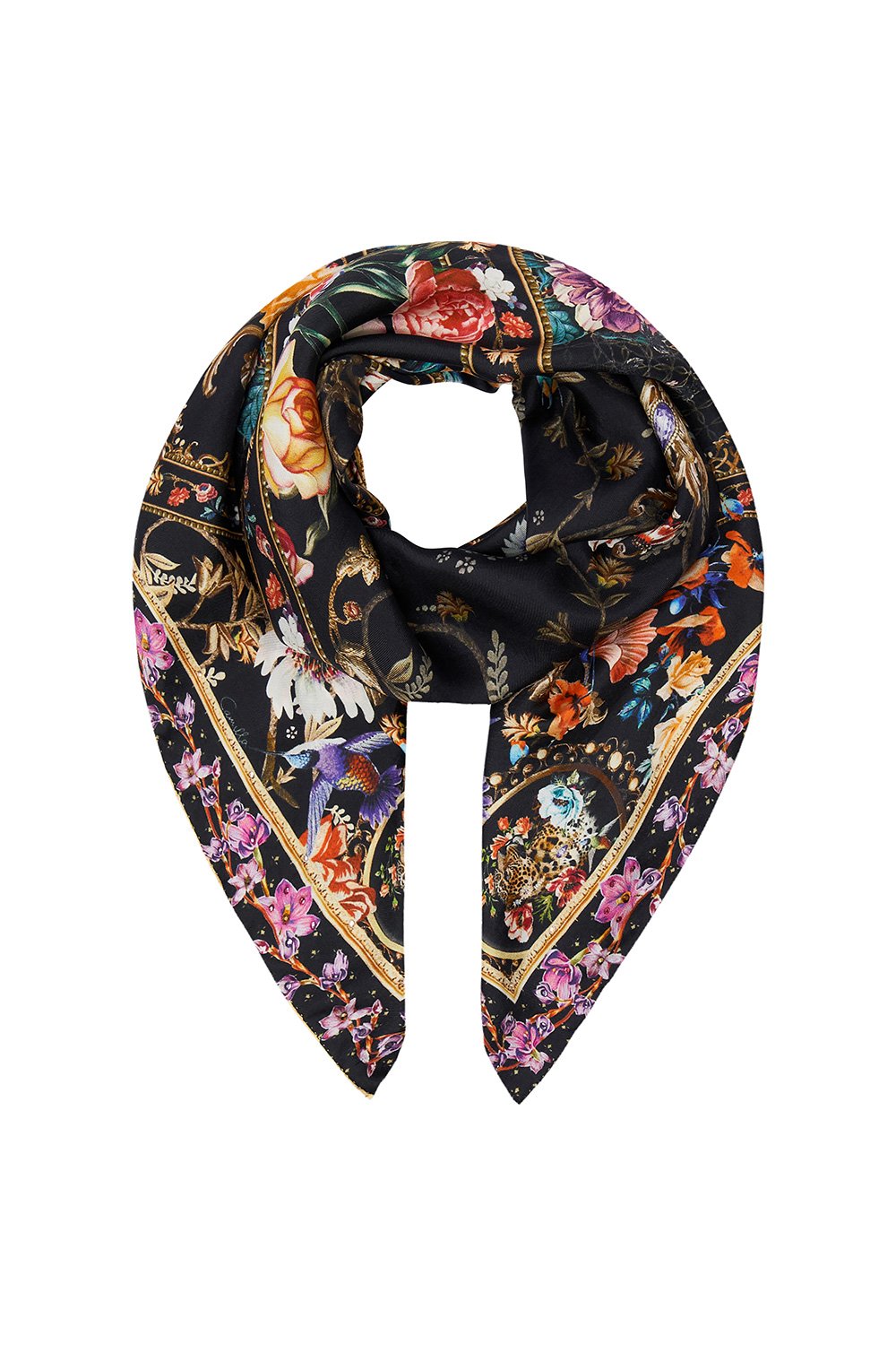 LARGE SQUARE SCARF BLUSHING MANOR