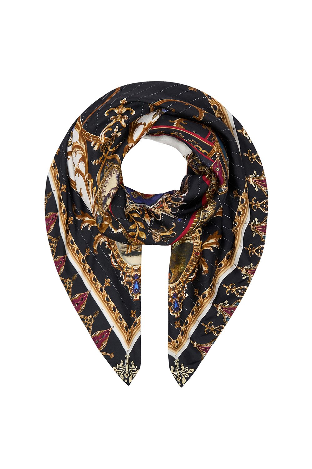 LARGE SQUARE SCARF DINING HALL DARLING