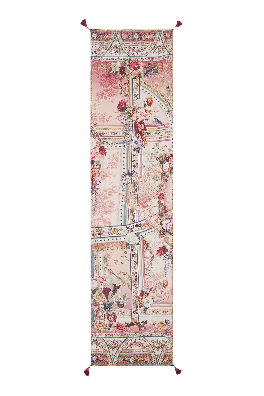 LONG SCARF SUMMONED BY A ROSE