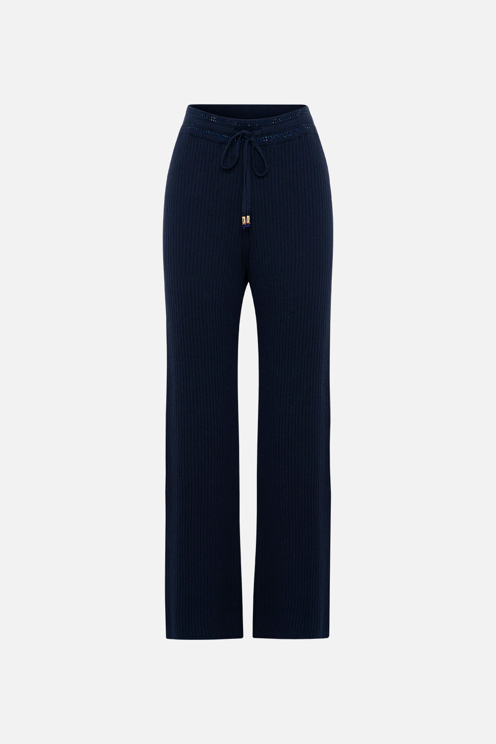 COTTON CASHMERE KNIT PANT SHES A CRAZY CAT