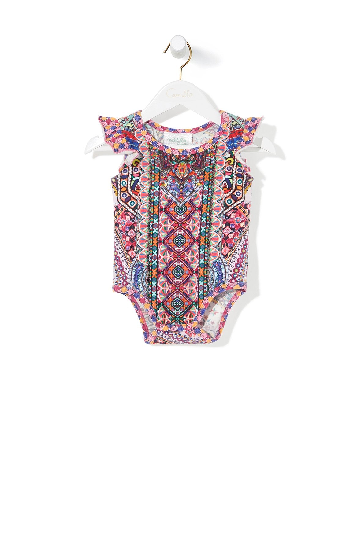 KALBELIA QUEEN TODDLERS FRILL ONESIE