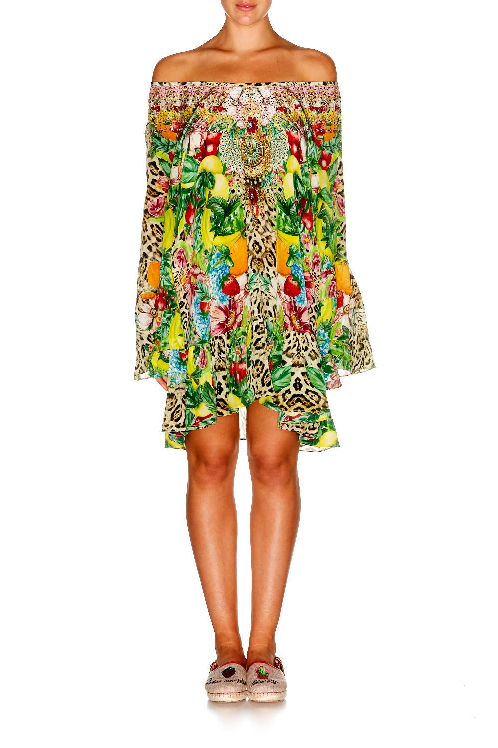 COOL CAT A LINE FRILL DRESS