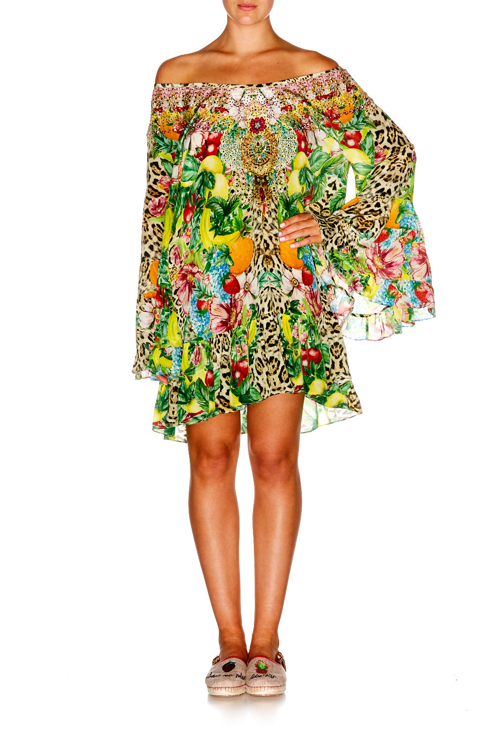 COOL CAT A LINE FRILL DRESS