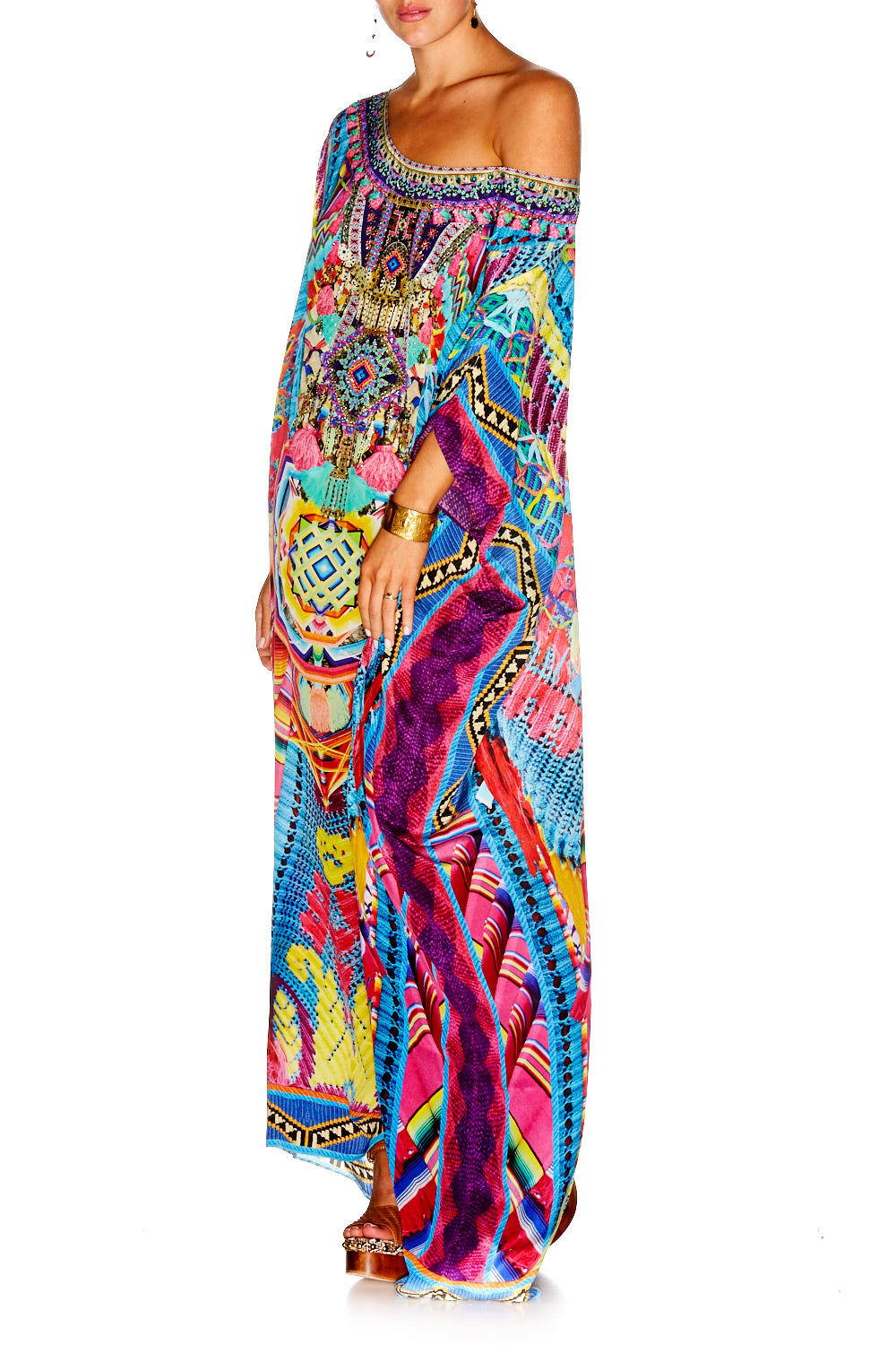 MS MOCHILLA ROUND NECK KAFTAN