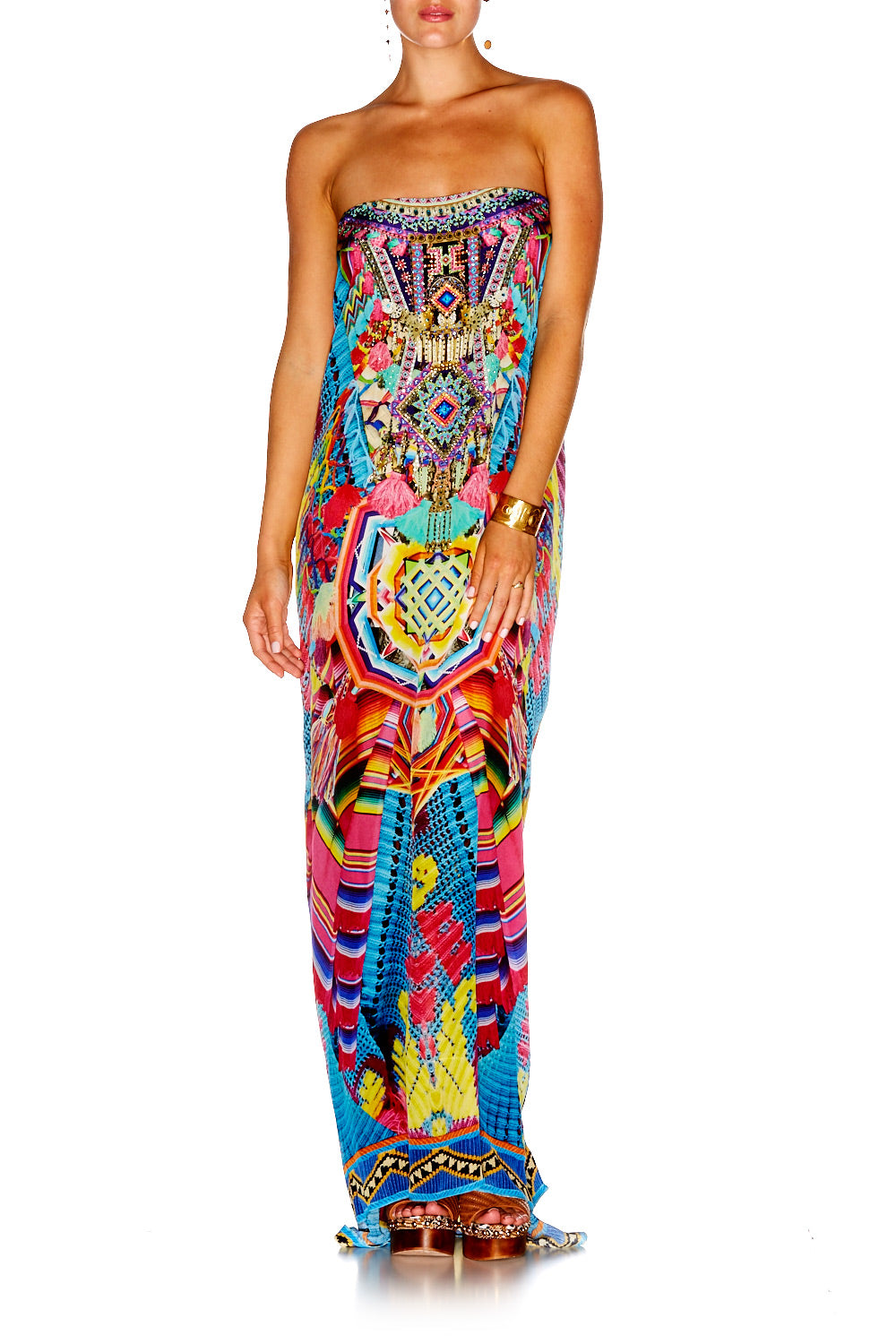 MS MOCHILLA ROUND NECK KAFTAN