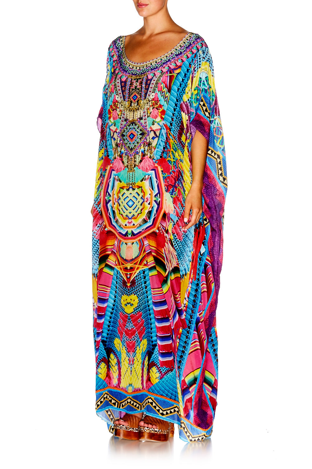 MS MOCHILLA ROUND NECK KAFTAN