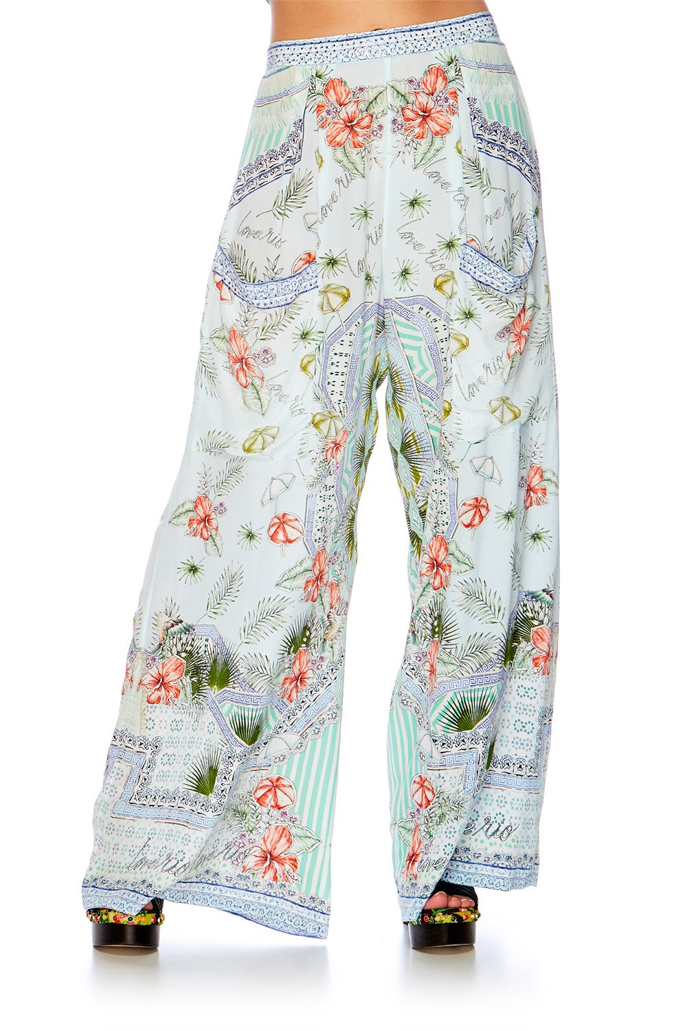 WIDE LEG TROUSER SHADES OF RIO