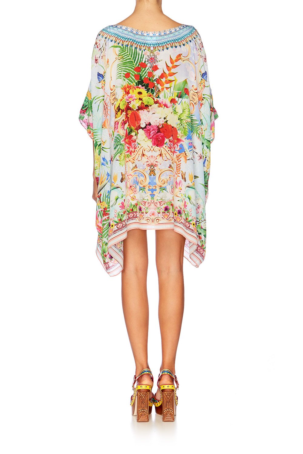 MIRANDAS DIARY SHORT ROUND NECK KAFTAN