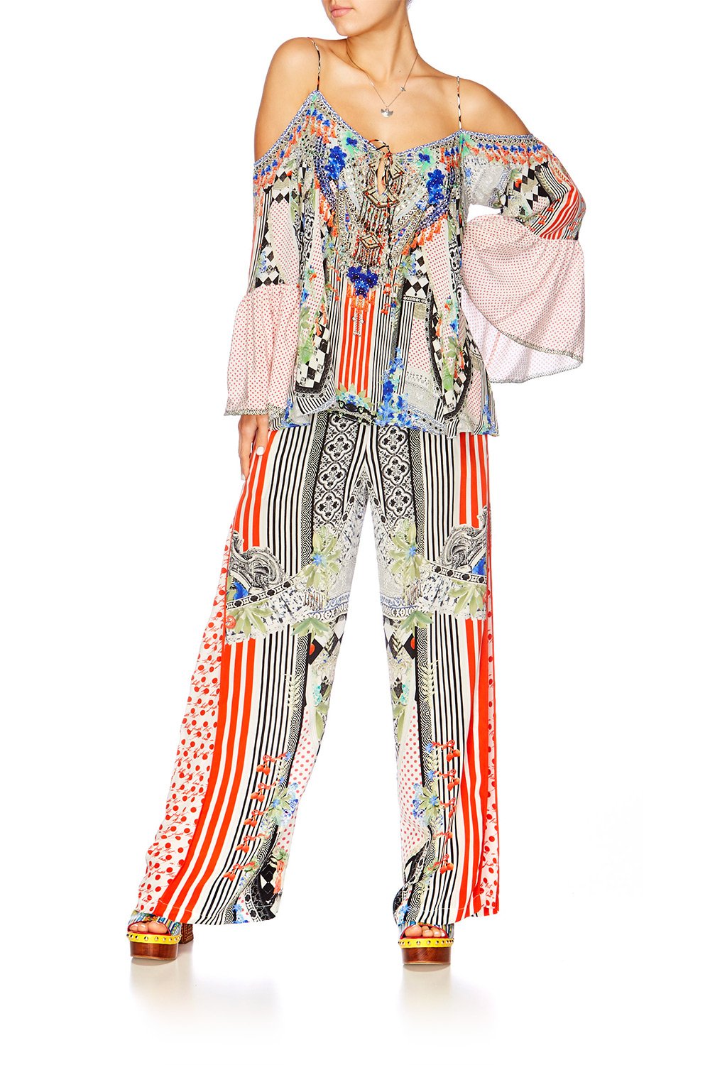 MEET ME HERE DROP SHOULDER TOP