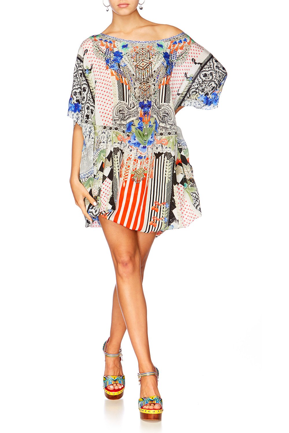 MEET ME HERE ROUND NECK KAFTAN