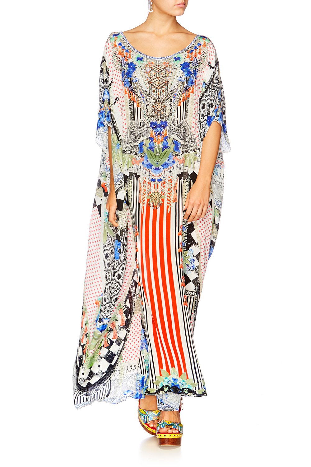 MEET ME HERE ROUND NECK KAFTAN