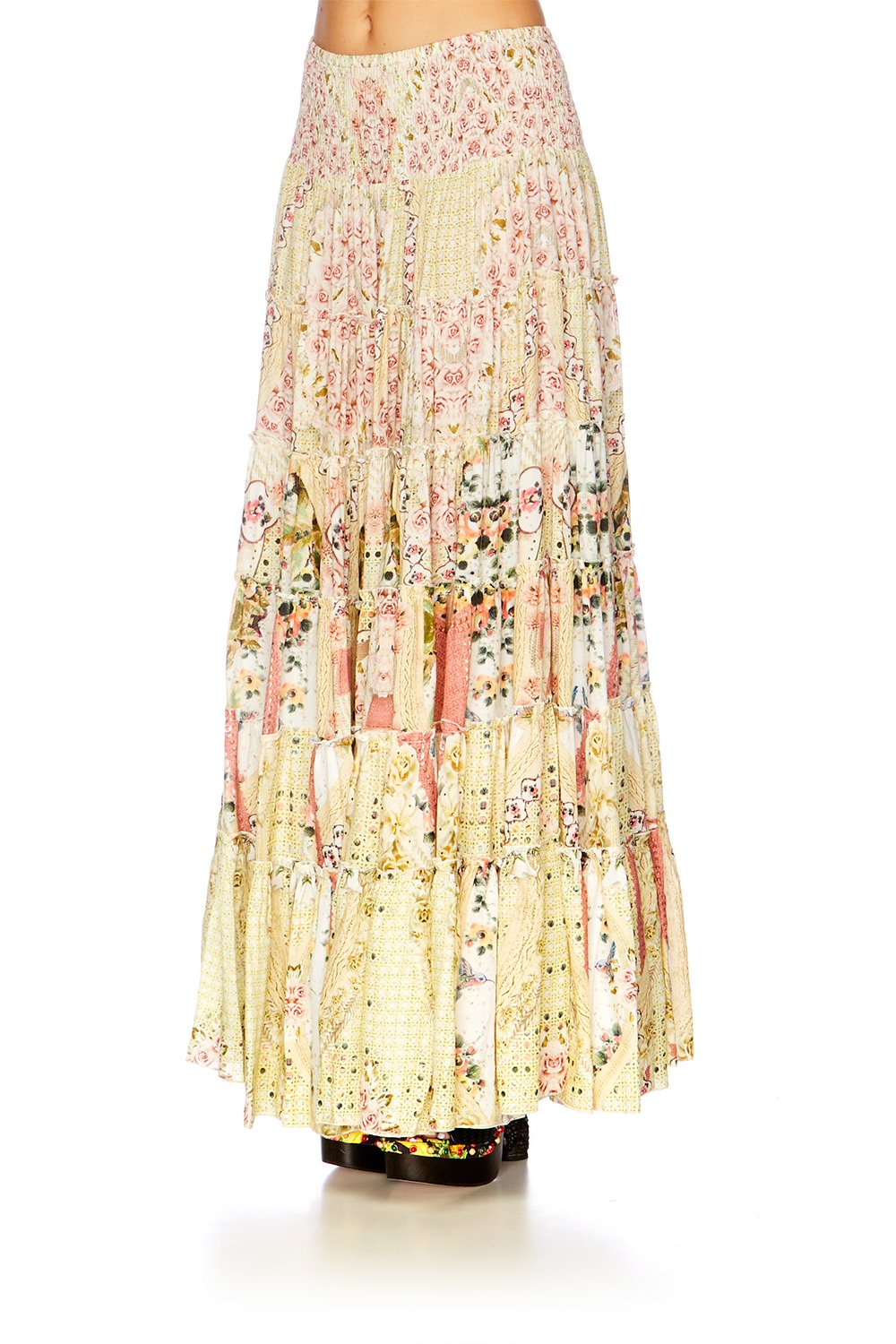 MY SUMMER LOVE TIERED MAXI SKIRT