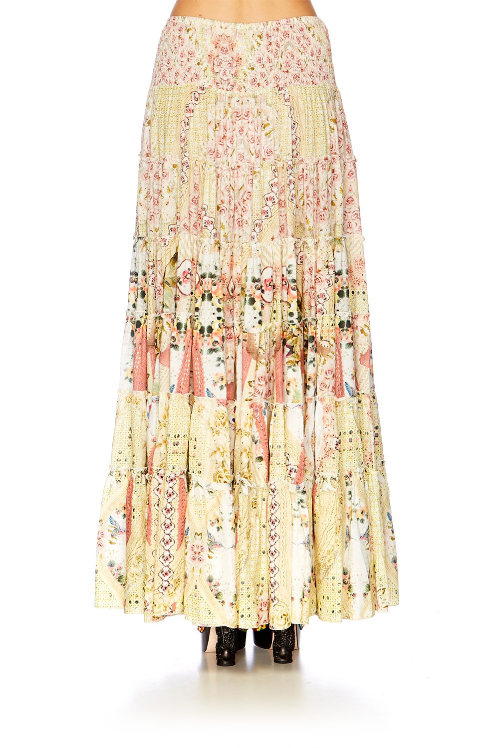 MY SUMMER LOVE TIERED MAXI SKIRT