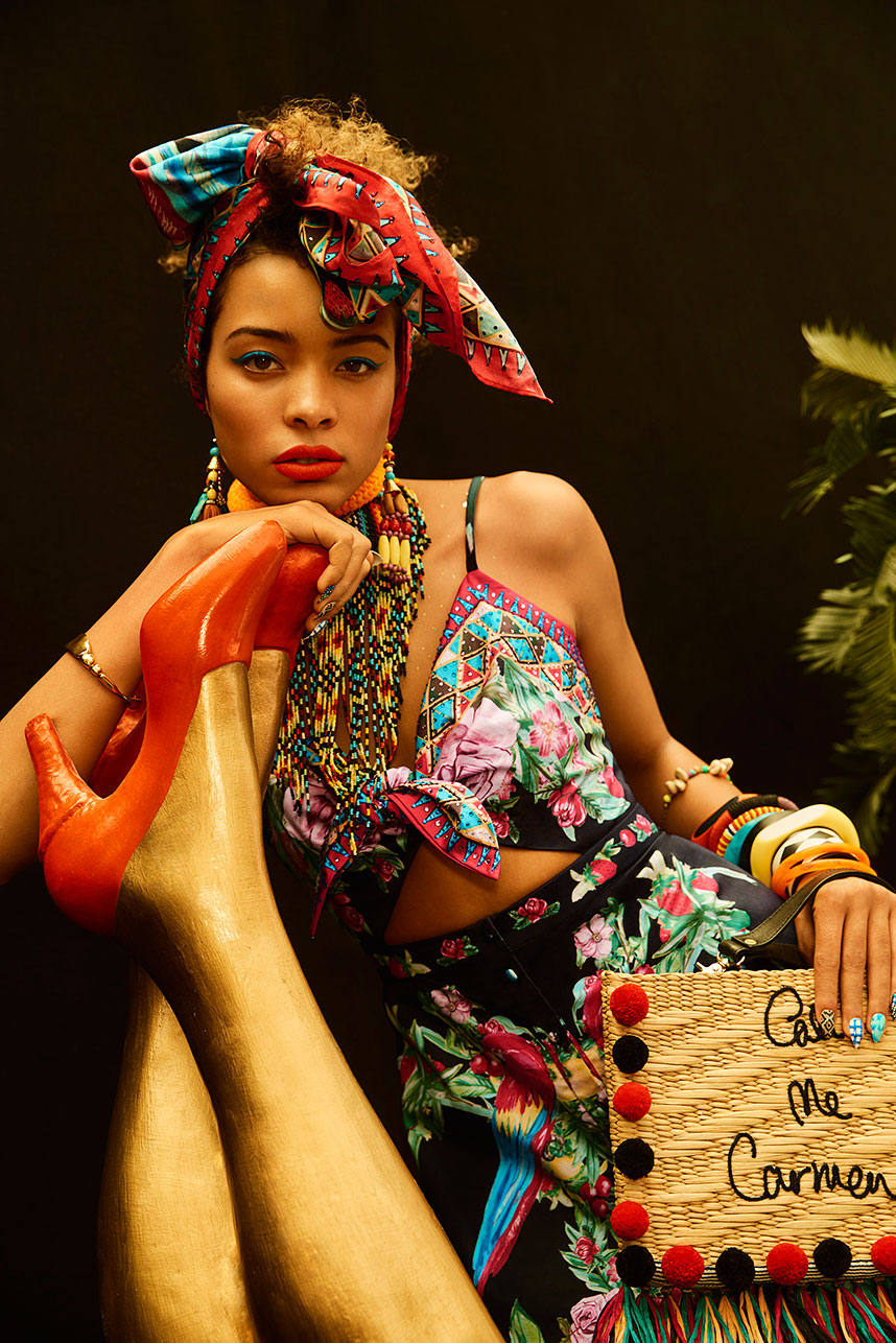 TOUCAN PLAY TIE FRONT CUT OUT MAXI DRESS