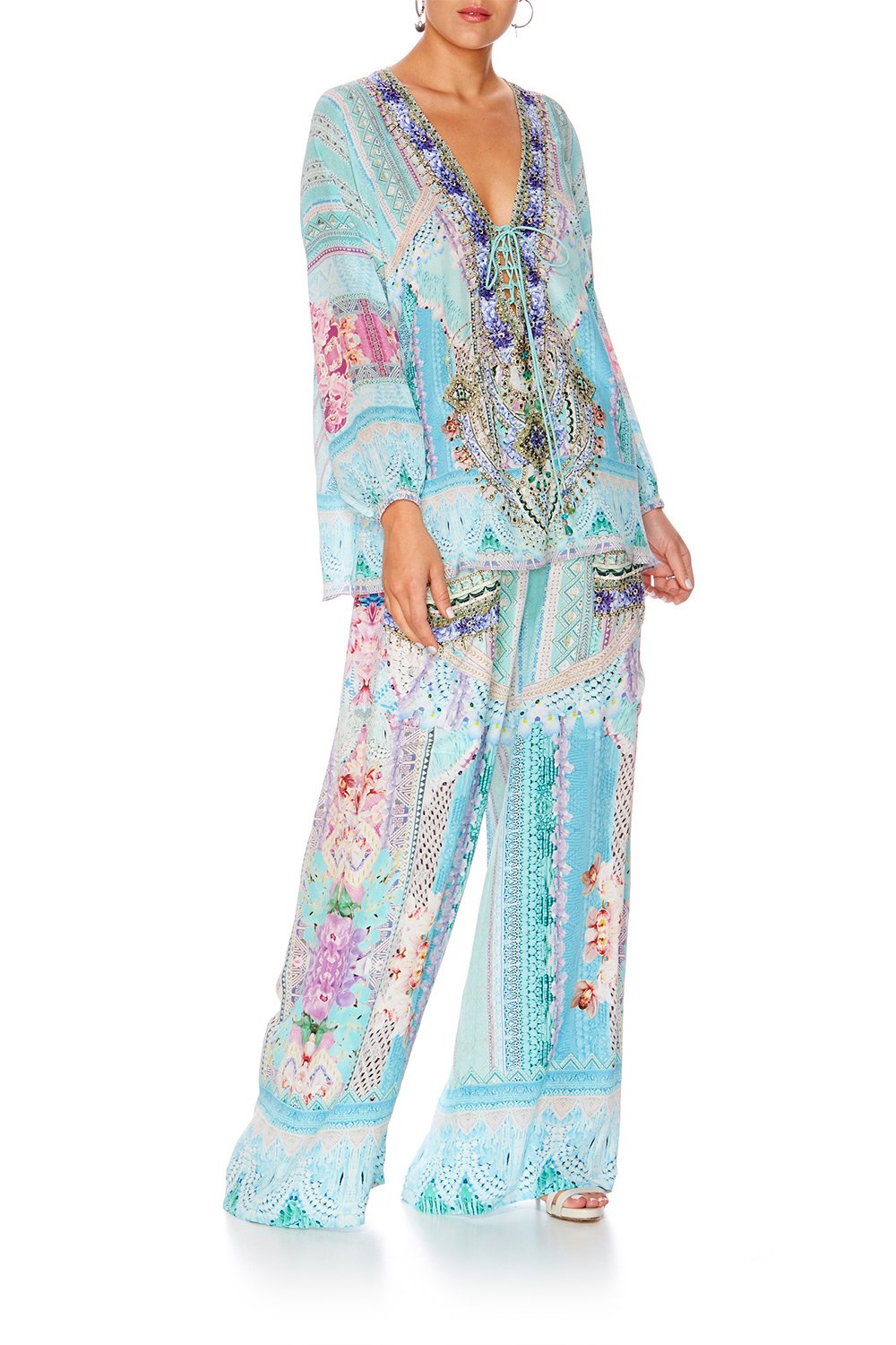 GARDEN STATE LACE UP SHIRT