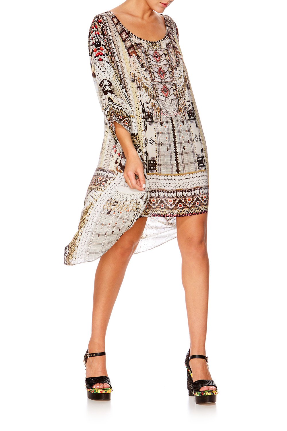 SPELL BOUND SCOOP BACK HEM DRESS