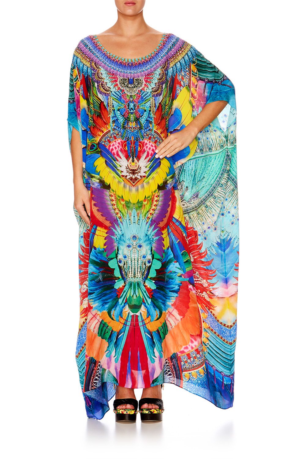 SHOW GIRL ROUND NECK KAFTAN