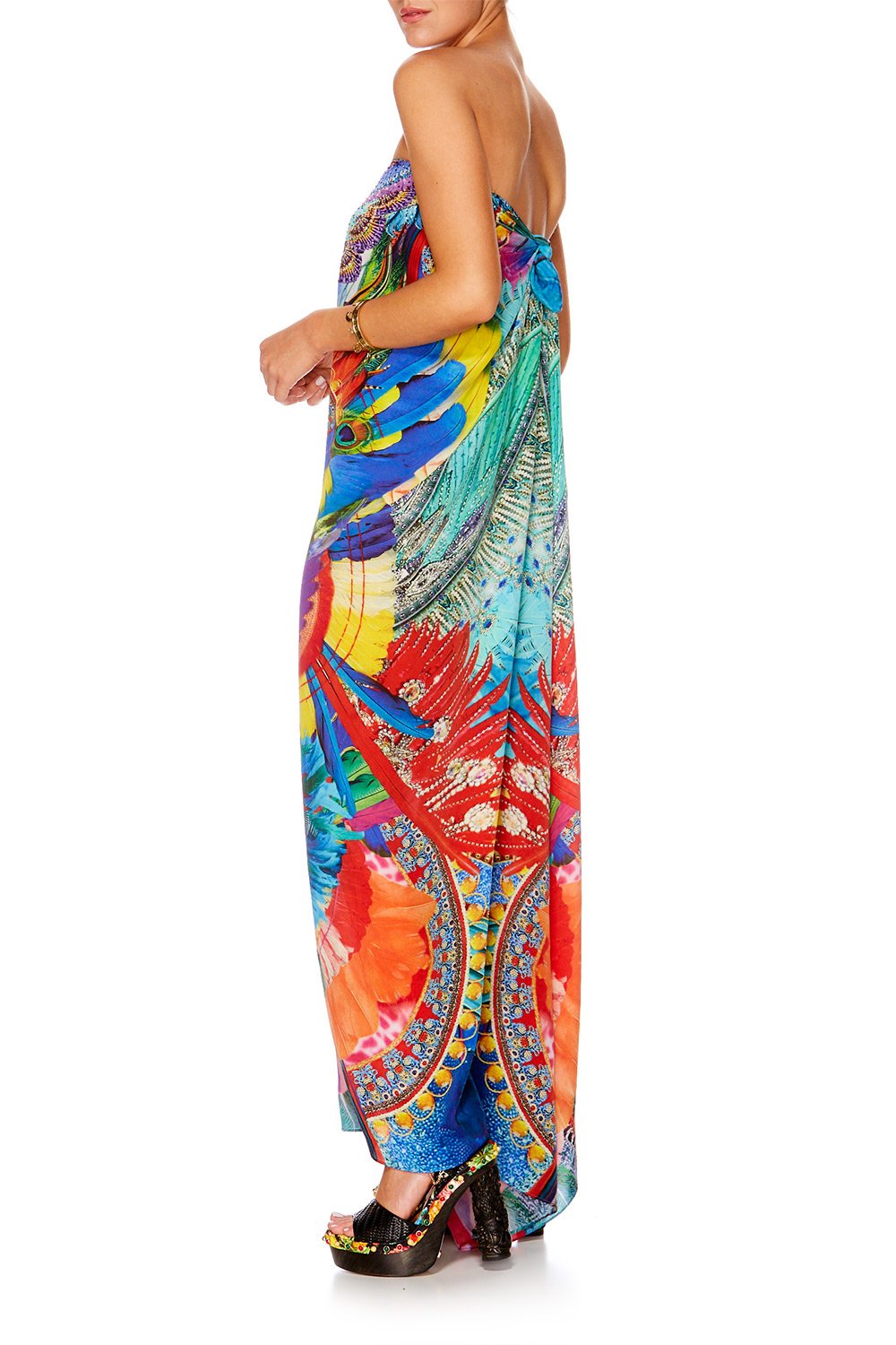 SHOW GIRL ROUND NECK KAFTAN