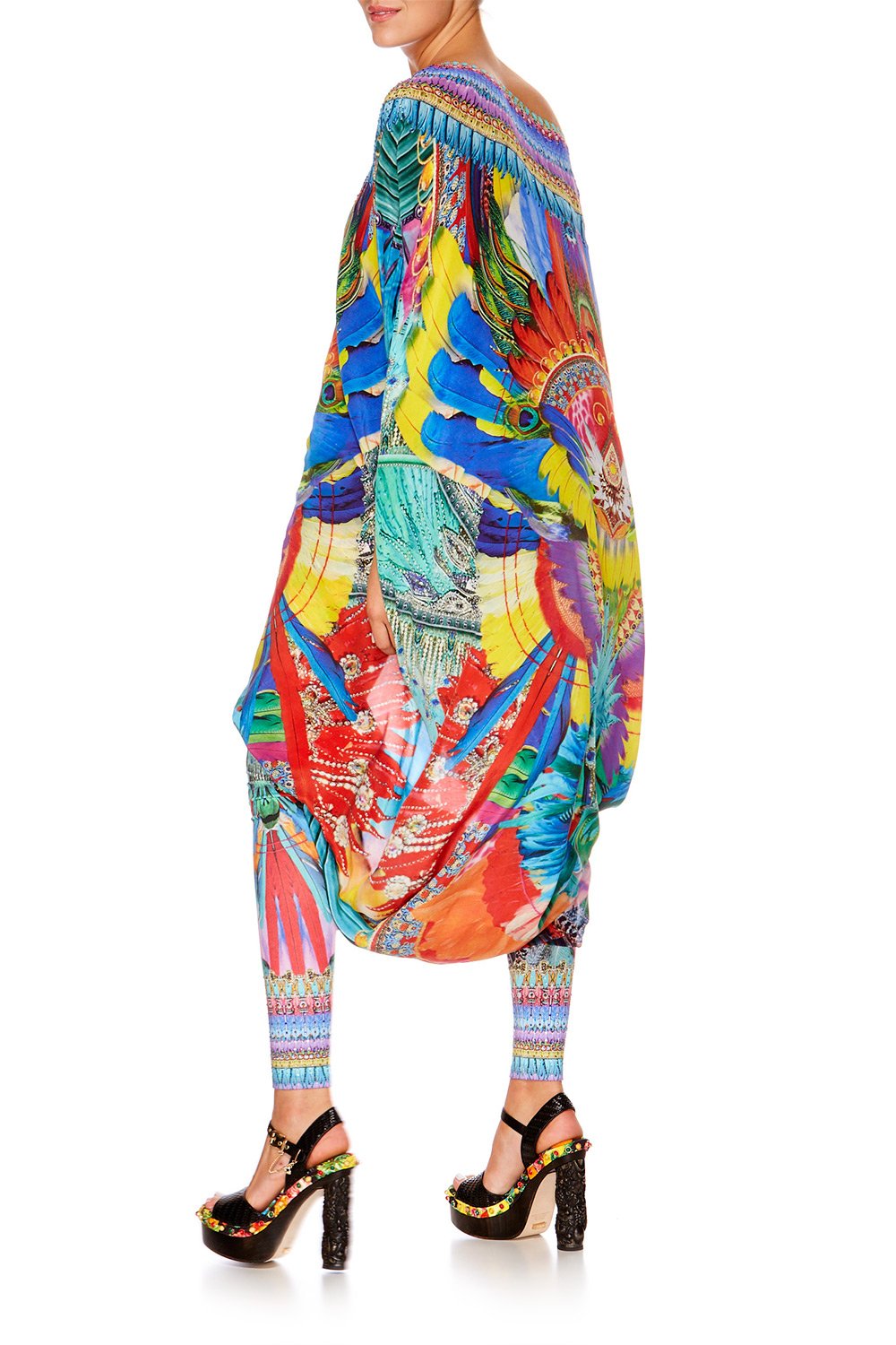 SHOW GIRL ROUND NECK KAFTAN