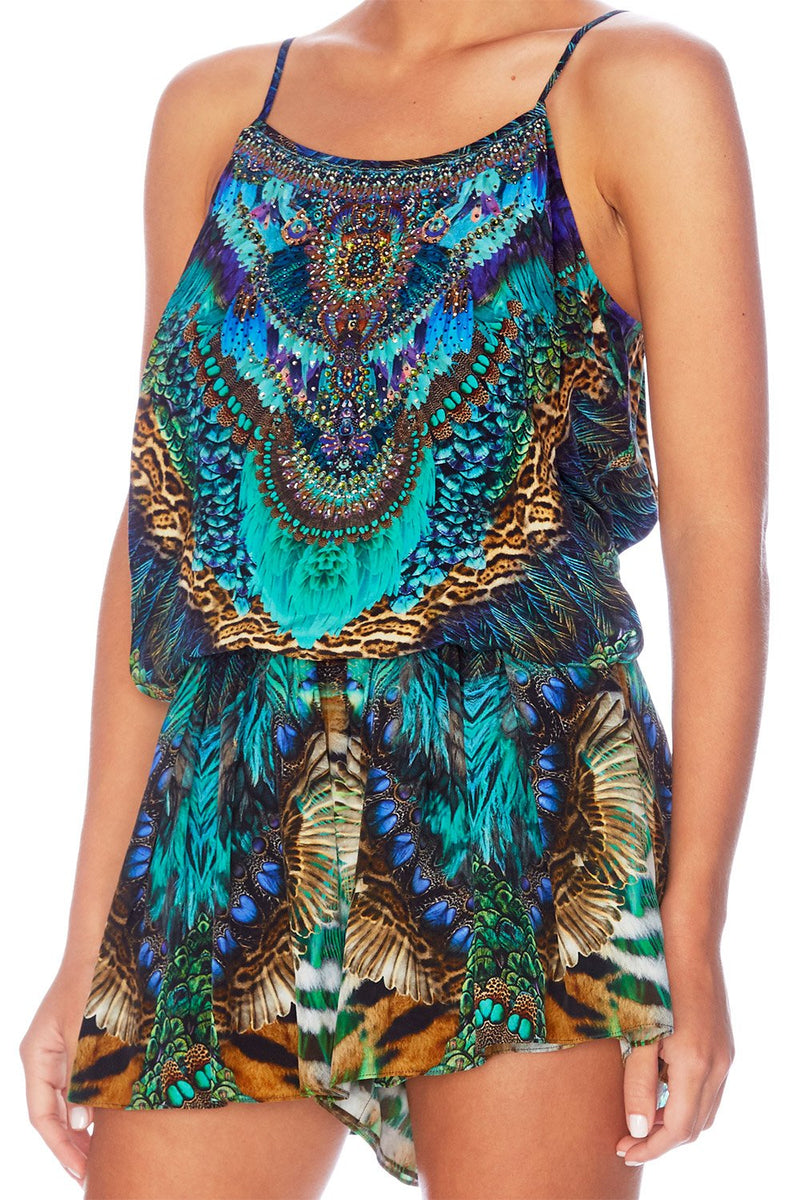 SHOESTRING STRAP PLAYSUIT ROYALTY LOYALTY