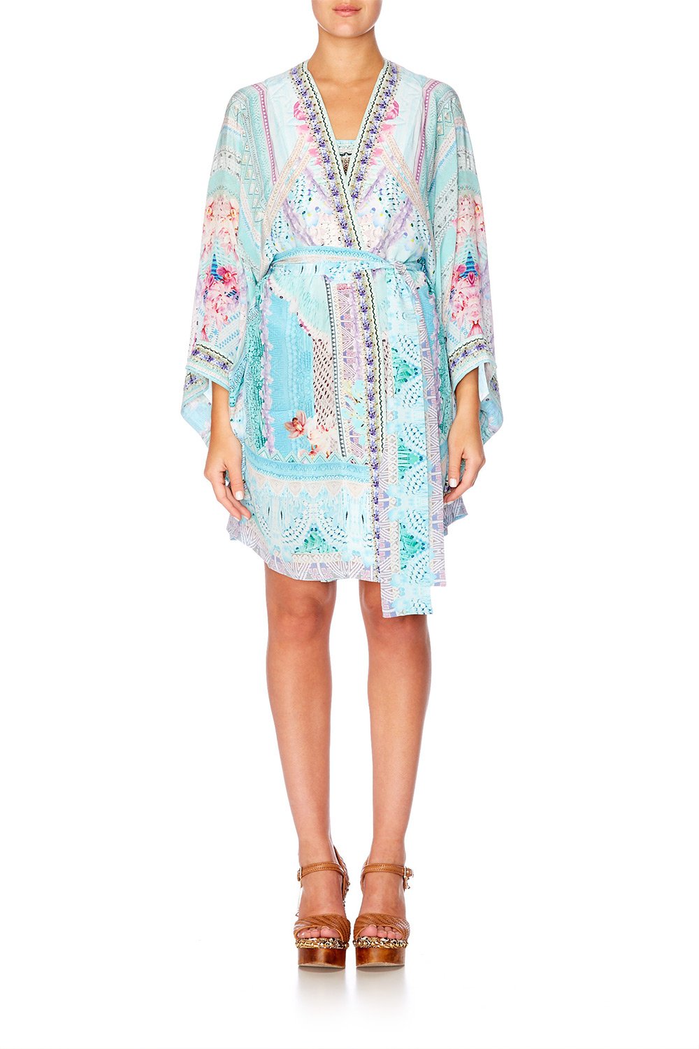 GARDEN STATE KIMONO WITH TIE BELT