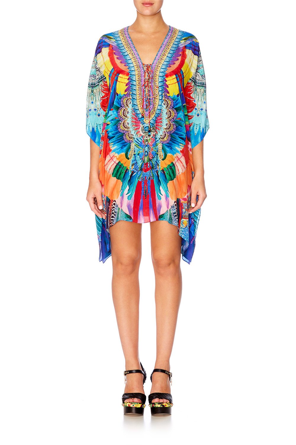 SHOW GIRL SHORT LACE UP KAFTAN